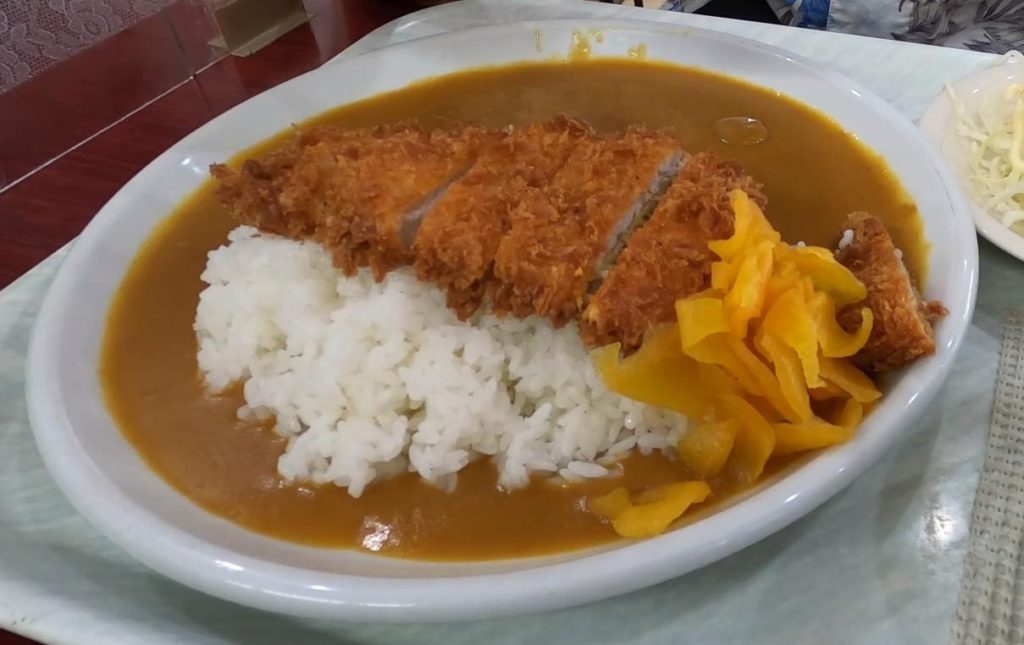 カツカレー 味変